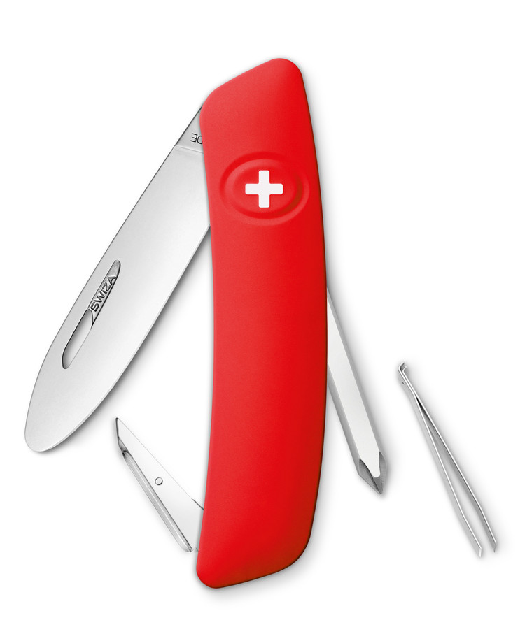 Швейцарский нож SWIZA J02 Junior Красный (21.1001)