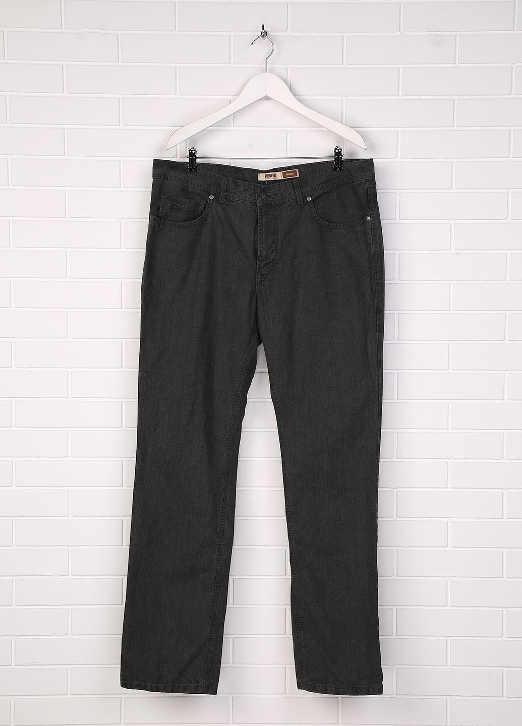 Мужские джинсы Pionier 40/34 Темно-серый (Р-9-012)