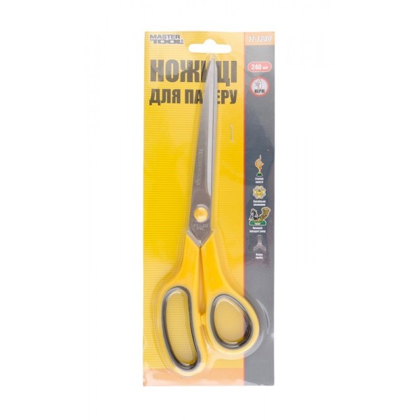 Ножницы для бумаги 240 мм MASTERTOOL GM (17-1240)