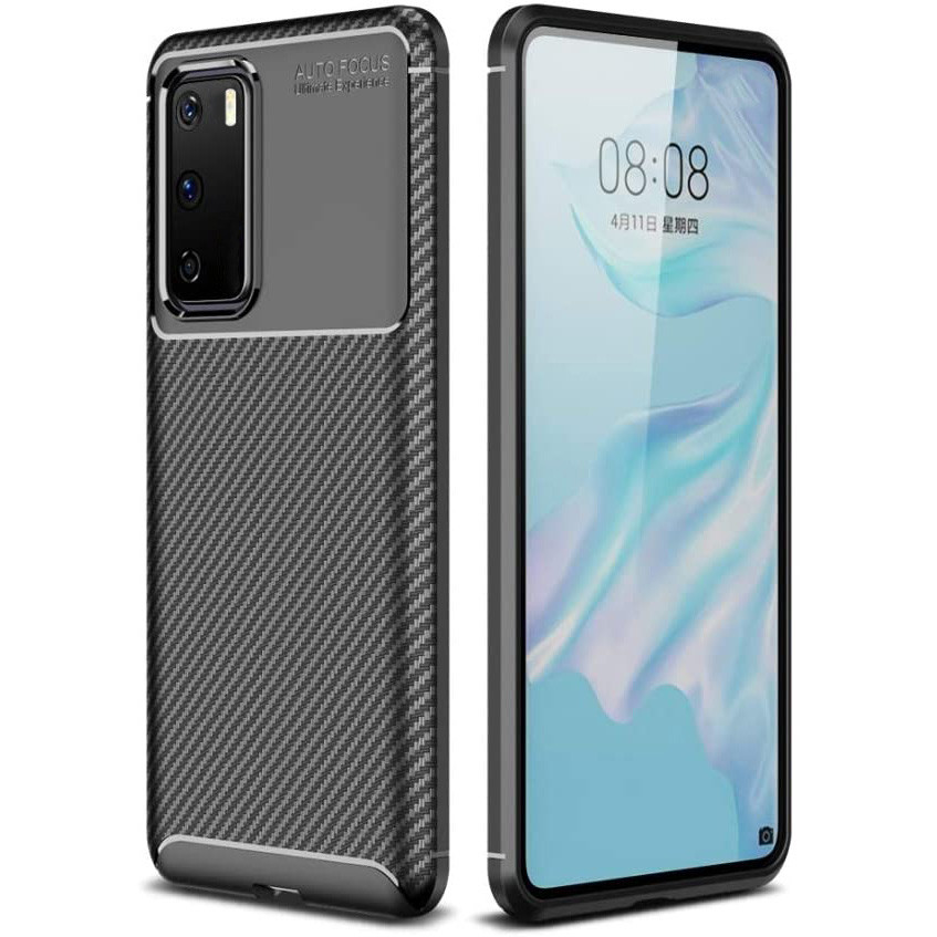 Чохол Carbon Case для Huawei P40 Black