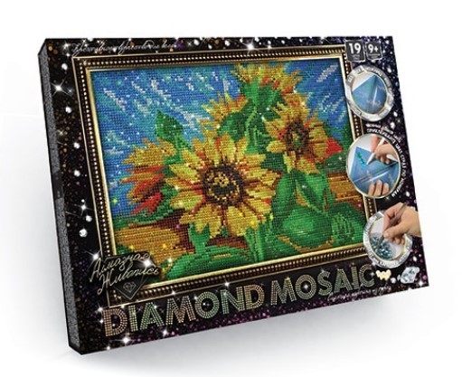 Алмазна мозаїка Danko Toys DIAMOND MOSAIC Соняшник