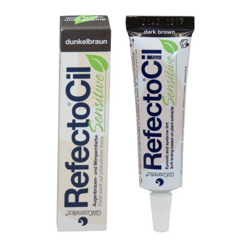 Фарба для брів та вій RefectoCil Sensitive Eyelash Eyebrow Tint dark brown
