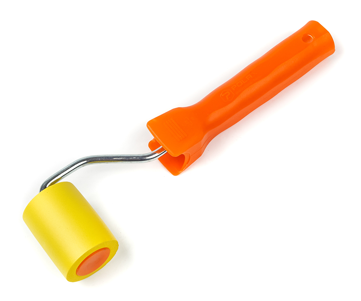 Валик прижимной Polax резиновый с ручкой  6 х 50 мм (21-001)