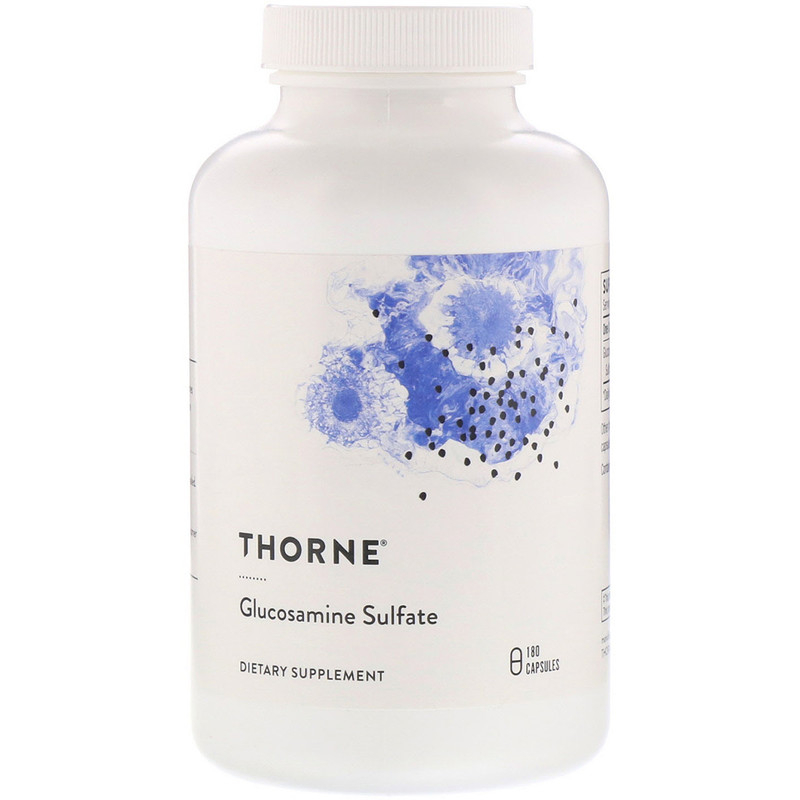Глюкозамін сульфат Glucosamine Sulfate Thorne Research 180 кап. (11130)
