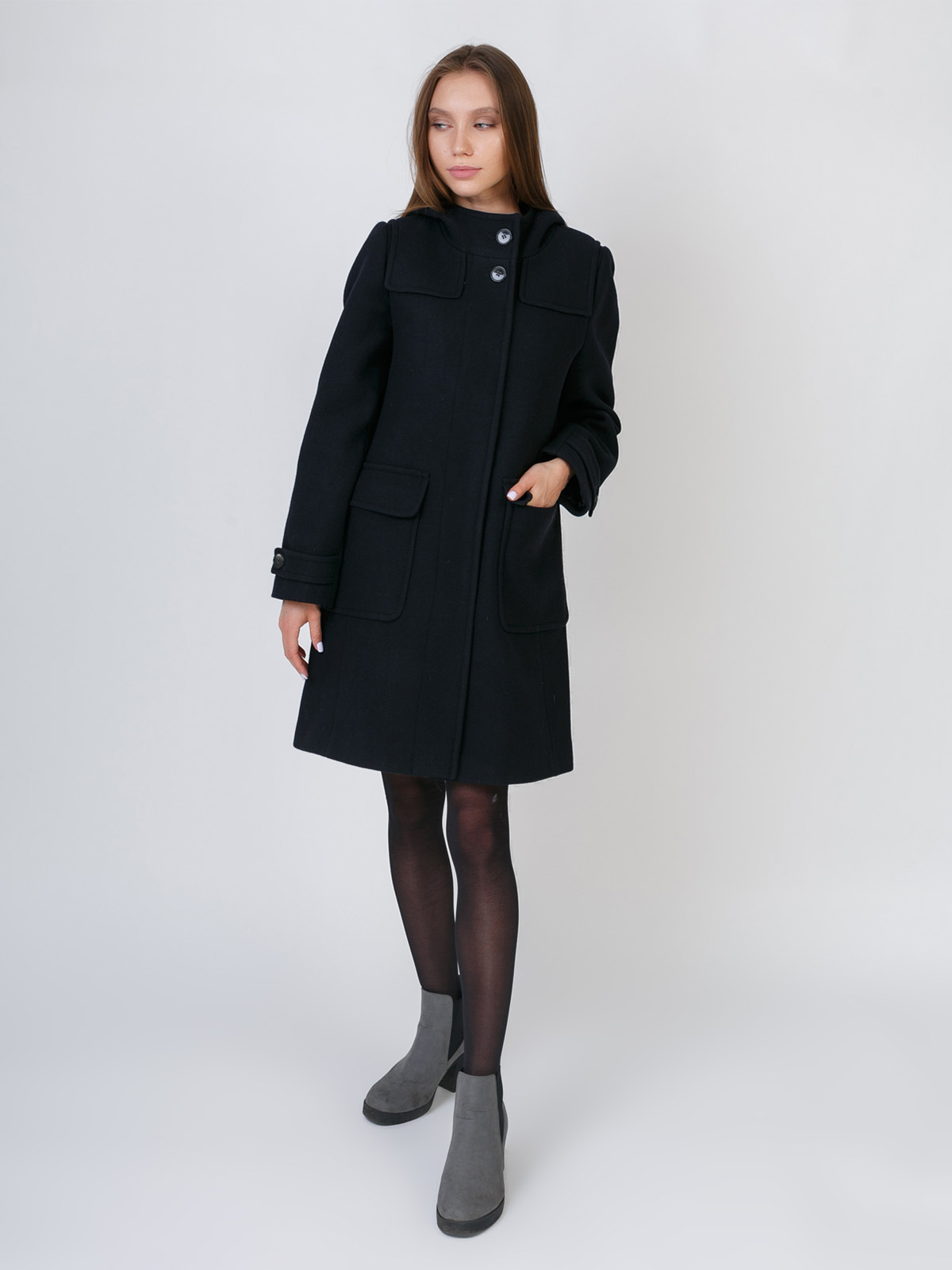 Женское пальто Outerwear 48 Темно-синий (2900057066012)