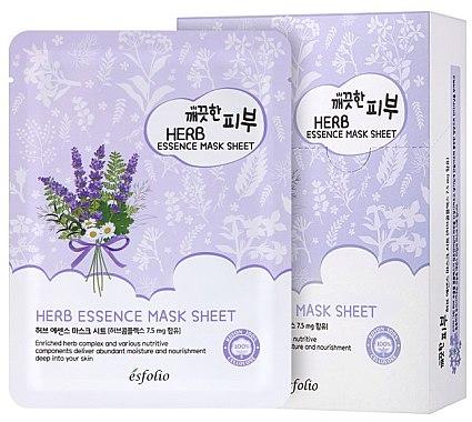 Маска тканинна з травами Esfolio Pure Skin Herb