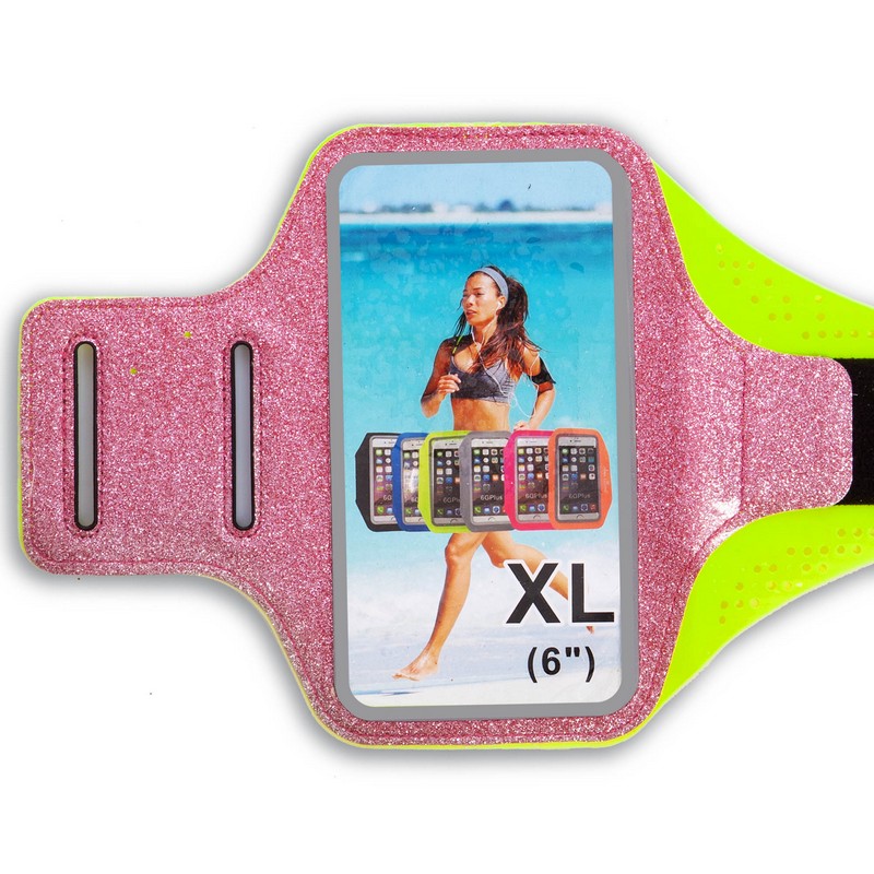 Чехол для телефона с креплением на руку для занятий спортом planeta-sport С-0327 для iPhone и iPod 18x7см Розовый