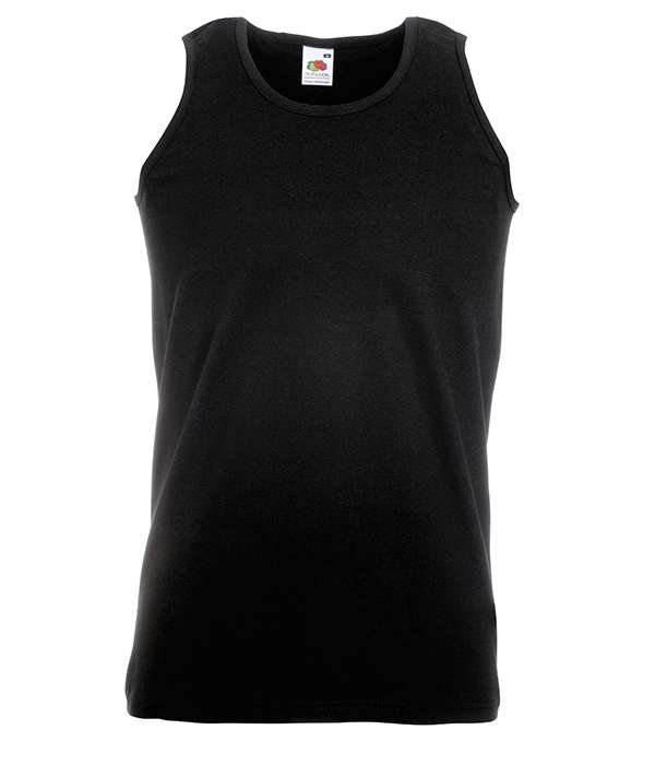 Майка Fruit of the loom Athletic vest 2XL Чорний (61-098-0)
