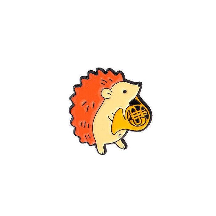 Значок BROCHE Ёжик оранжевый BRGV112603