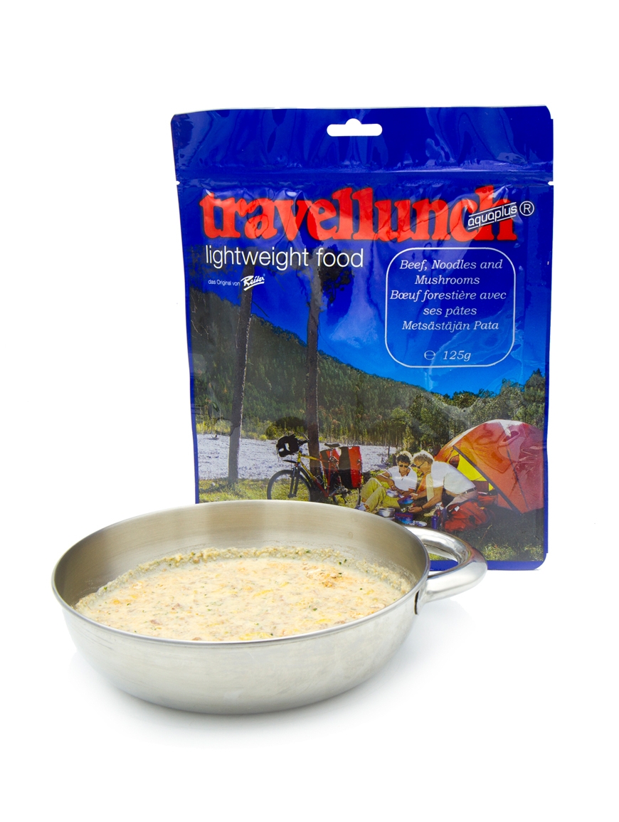 Лапша Travellunch с говядиной и грибами 125 г 1 порция (1004-50135)