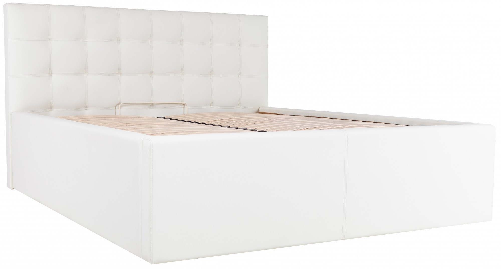 Кровать Двуспальная Richman Честер с высокими царгами 180 х 190 см Флай 2200 С подъемным механизмом и нишей для белья Белая