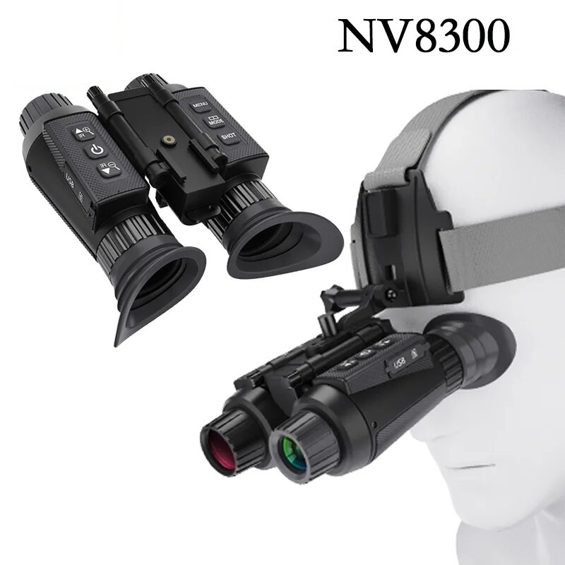 Бинокль ночного видения FMA NV8300 Super Light 4K HD 36MP 3D до 500м + крепление Wilcox L4G24
