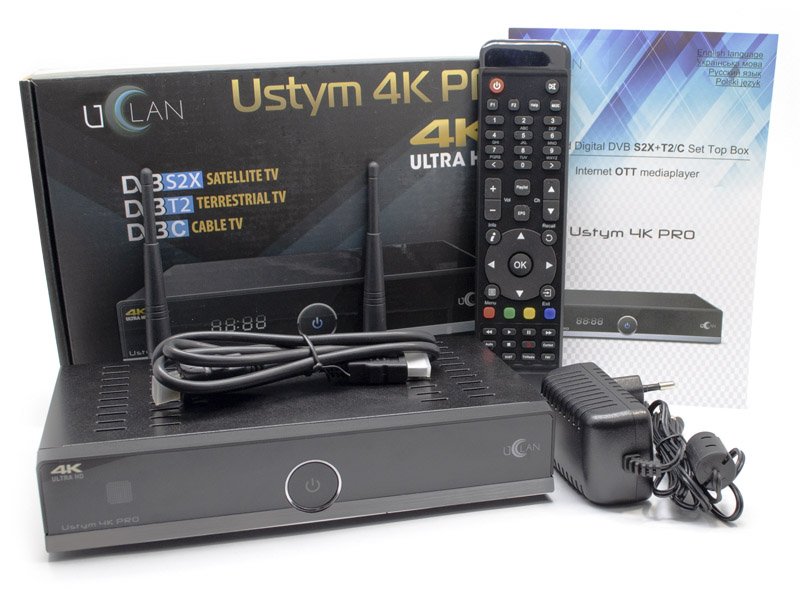 Комбинированный ресивер uClan Ustym 4K PRO