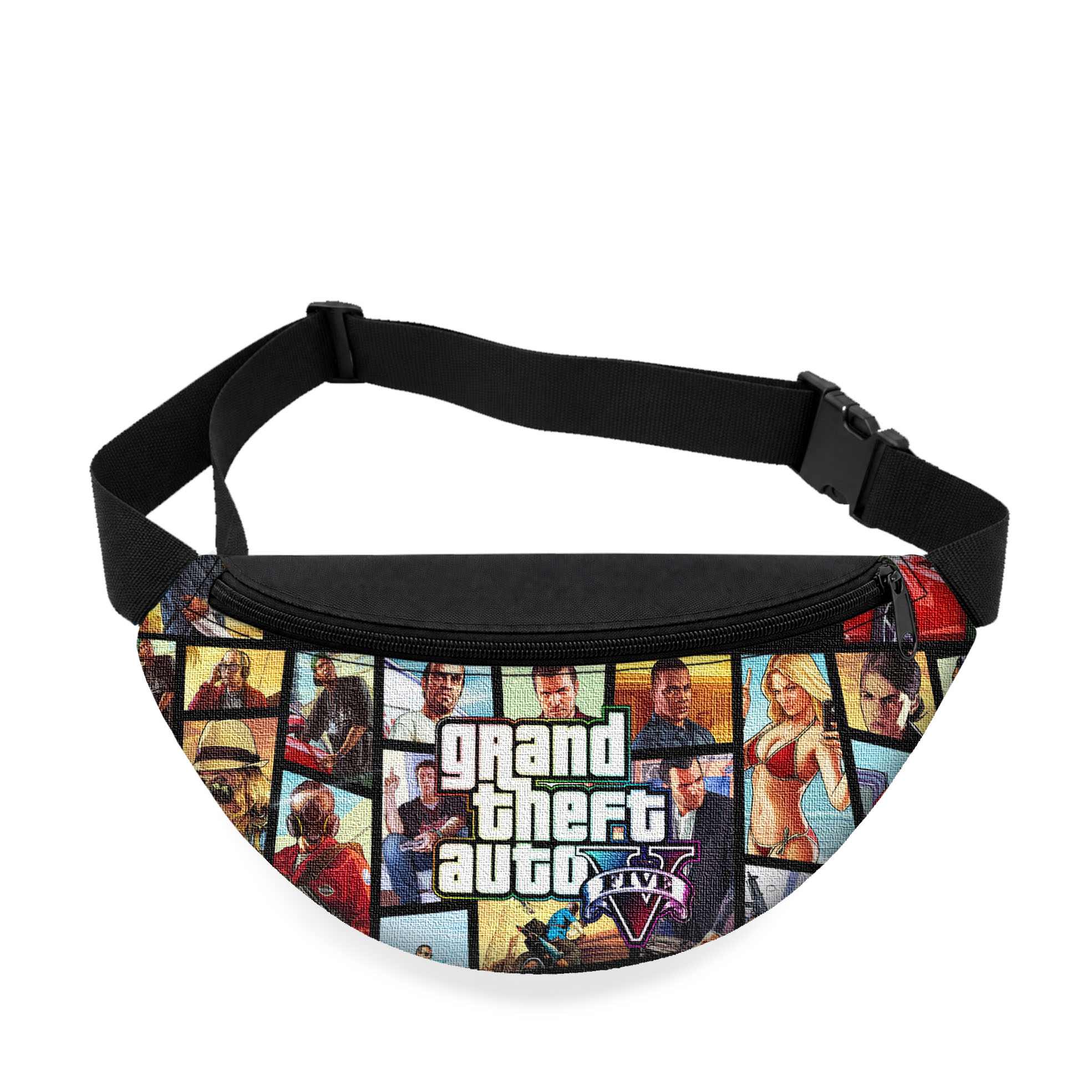 Дитяча сумка-бананка GTA 32×15×7,5 см, чорна
