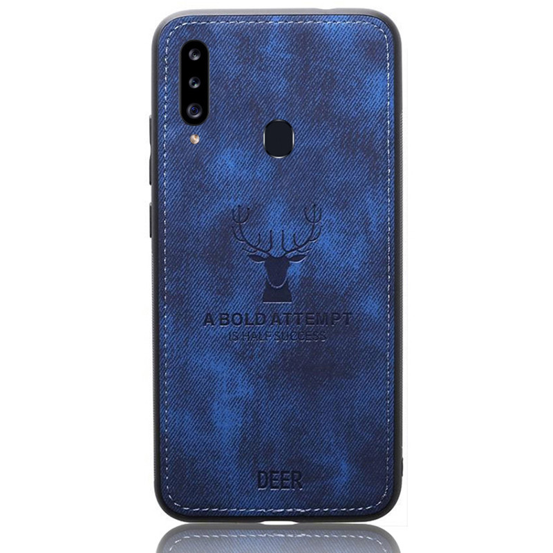 Чехол Deer Case для Samsung Galaxy A20s Blue