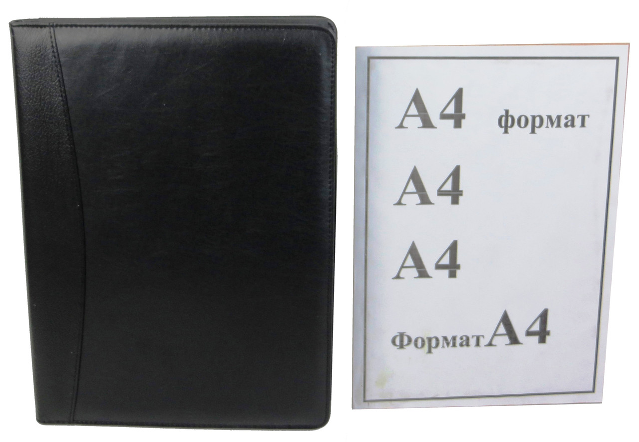 Деловая папка из искусственной кожи Macma Черная