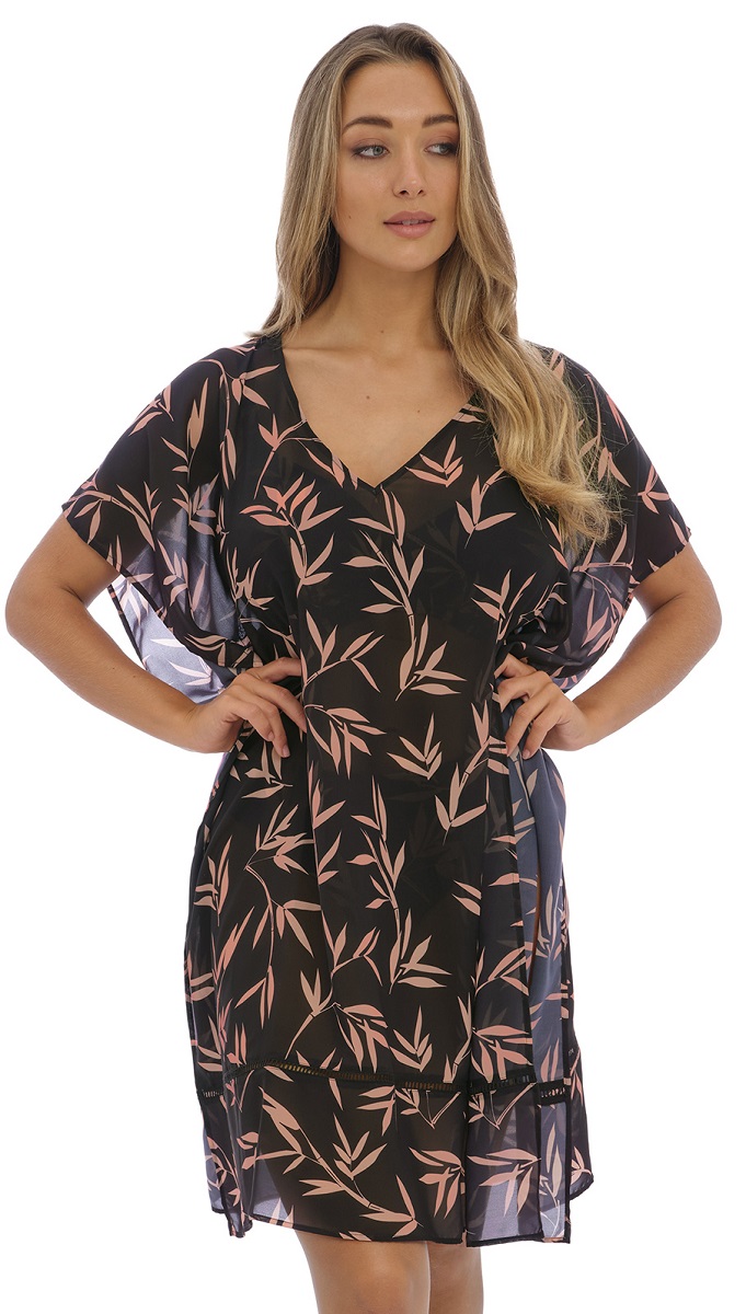 Кафтан Fantasie Luna Bay 502494LAK XL Lacquered Black (889501823857 )