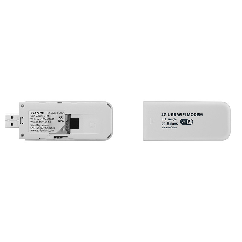 Беспроводной модем TIANJIE UF901-3 4G USB WiFi (12202-68020)