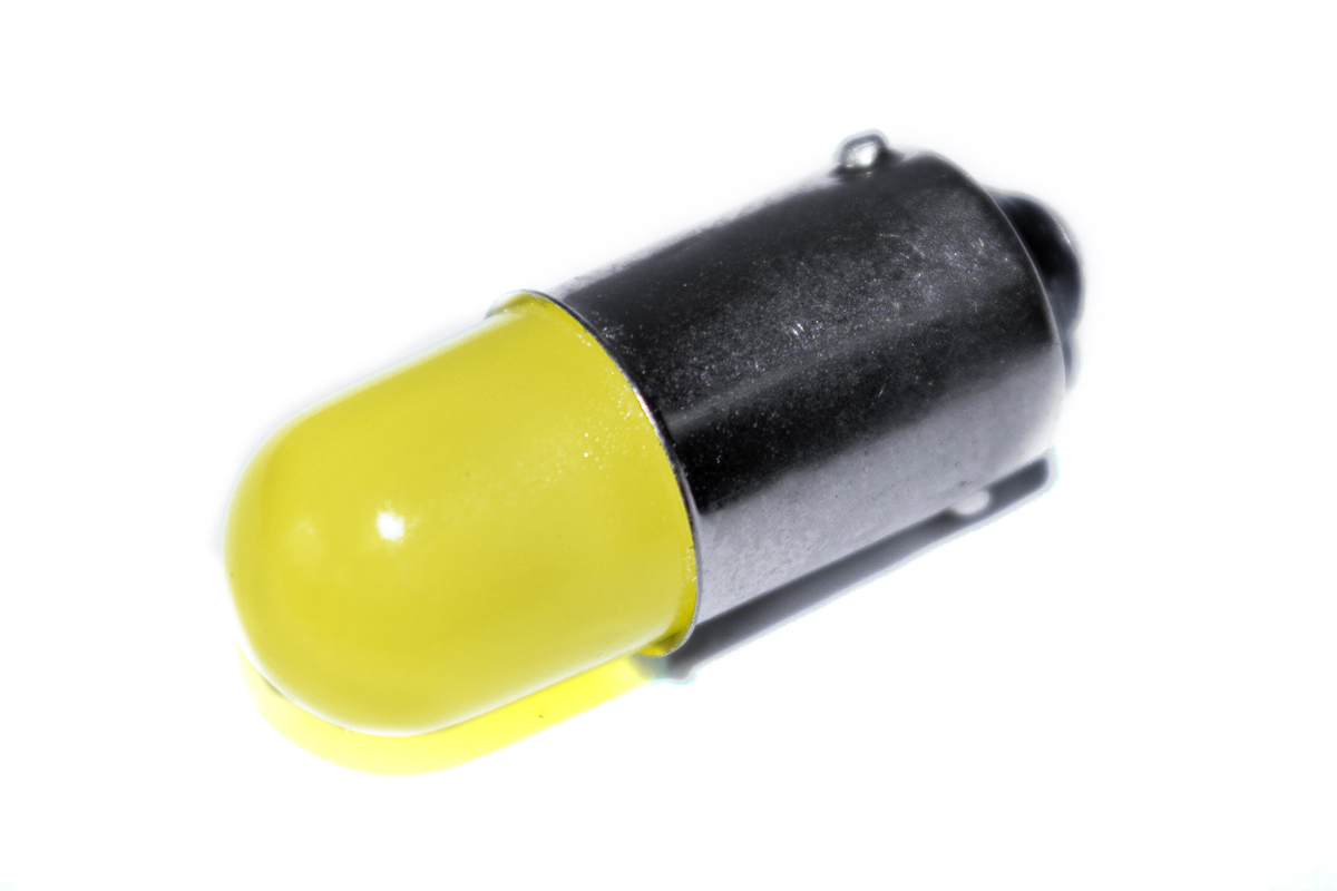 Светодиодная лампа AllLight T 8.5  1 диод COB 3D 2watt BA9S 12V WHITE