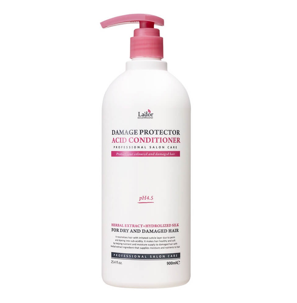 Кондиціонер з протеїнами шовку для сухого волосся La'dor Damage Protector Acid Conditioner 900 мл 8809500814269