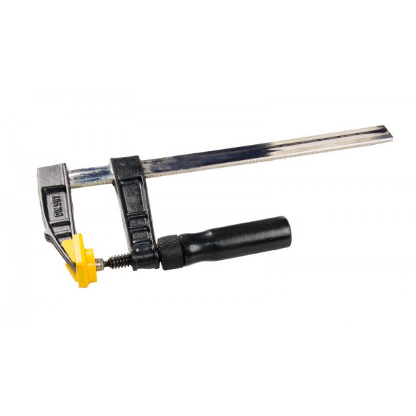 Струбцина столярная MASTERTOOL тип "F" 300х120 мм 3200Н деревянная ручка DIN5117 07-0004
