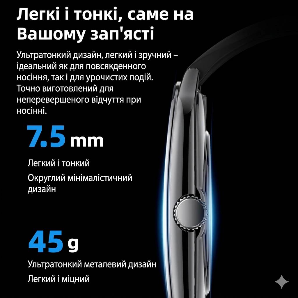 Lemfo FitCloudPro MT61 AMOLED Black — фото 5