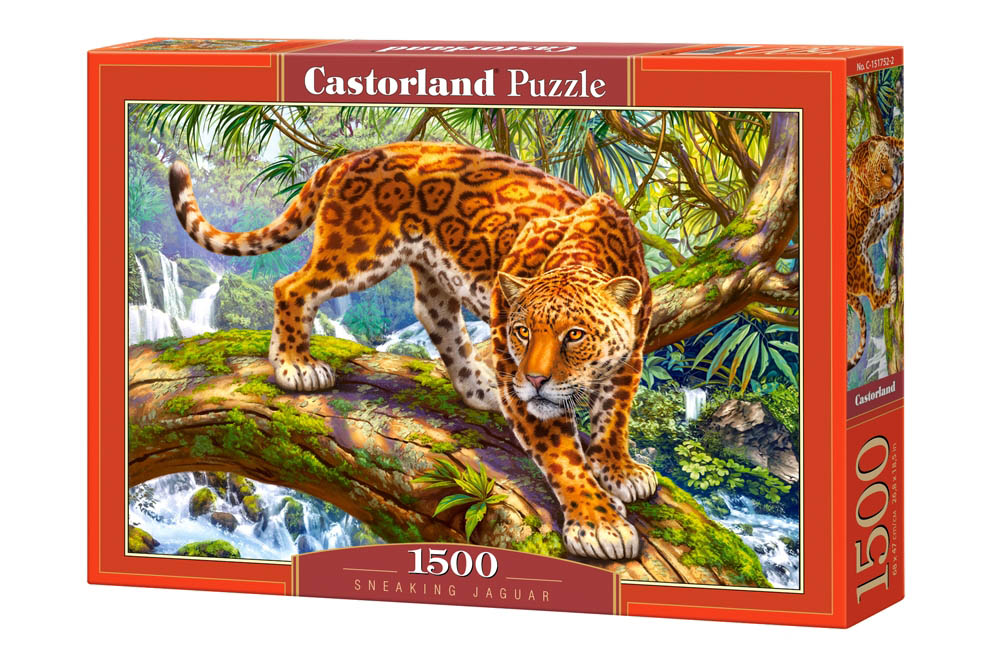 Пазли Castorland Ягуар, що крадеться, 1500 елементів (С-151752)