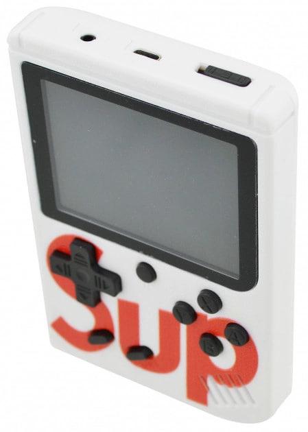 Карманная игровая ретро приставка Sup Game Box 400 игр dendy SEGA 8bit белая (1829343338)