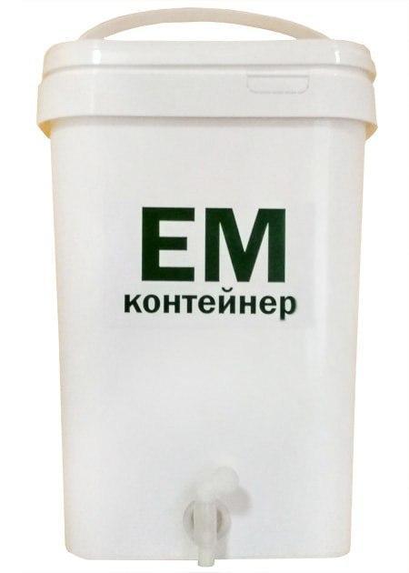 ЭМ-контейнер кухонный 20 л, белый