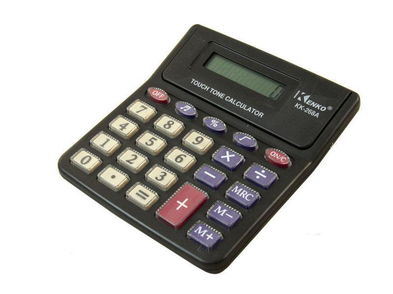 Калькулятор Kenko KK-268A Чорний (hub_np2_0728)