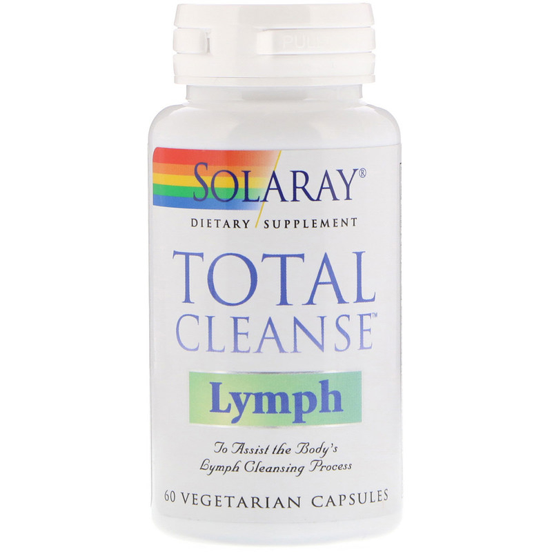 Детоксикация лимфы Total Cleanse Lymph Solaray 60 вегетарианских капсул (31326)