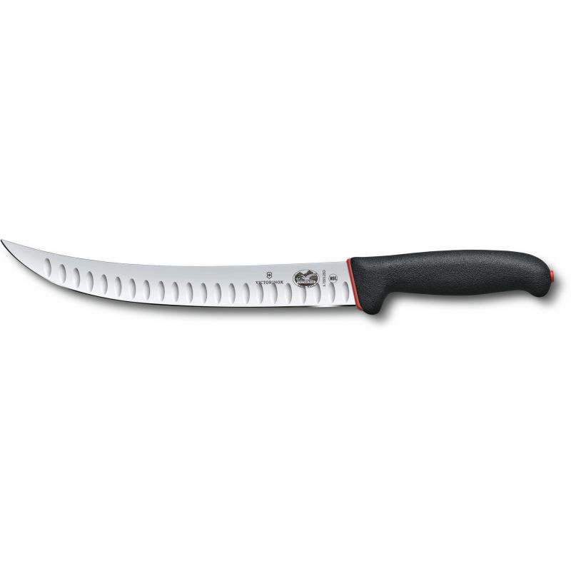 Кухонный нож мясника Victorinox Fibrox Butcher Dual Grip 25 см Черно-красный (5.7223.25D)