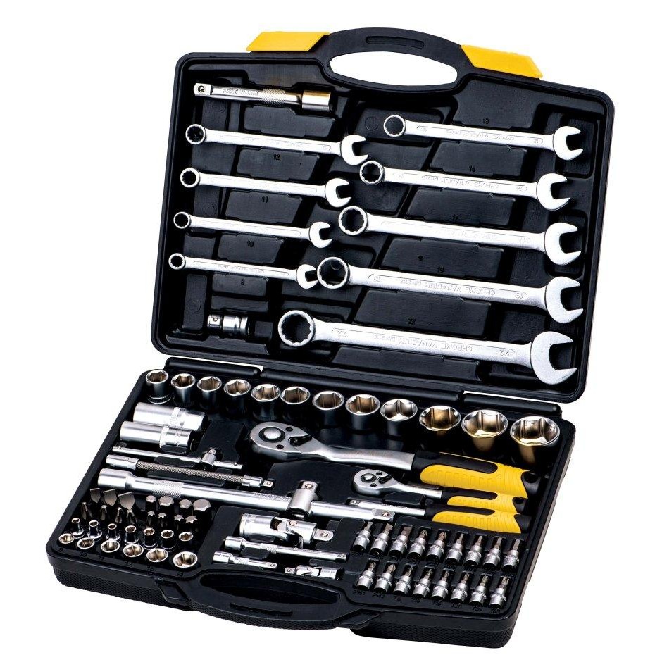 Набір інструментів Mastertool 78-5182 1/4 / 1/2 / 82 предмета (78-5182)