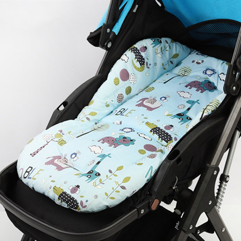 Вкладыш-матрасик в коляску и автокресло Lovely Baby Lesko 4732 Царство животных Синий