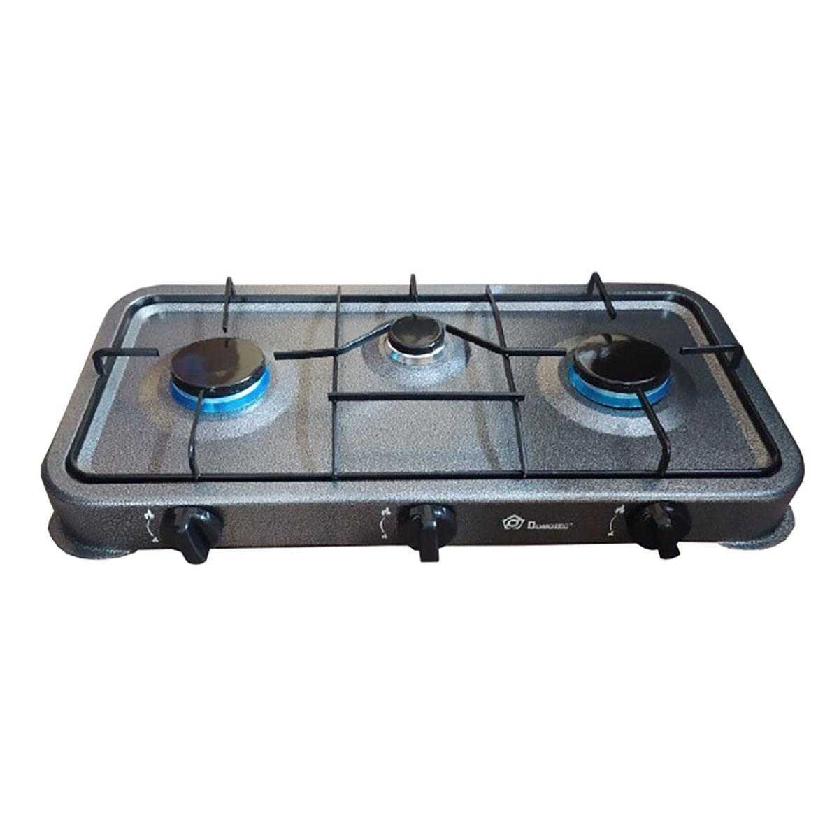 Газовая плита кухонная Domotec MS 6603 3 конфорки (1760720967)