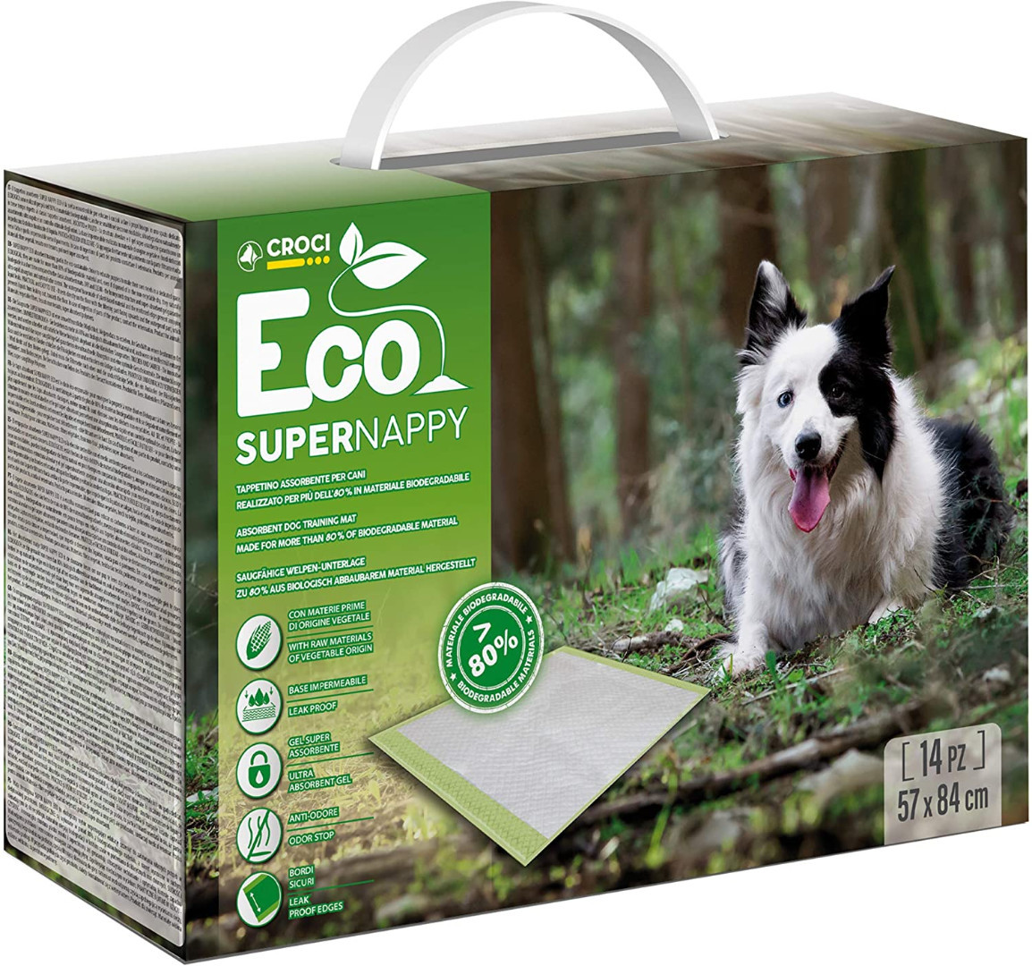 Пеленки Croci Super nappy ECO 84х57 см 14 шт