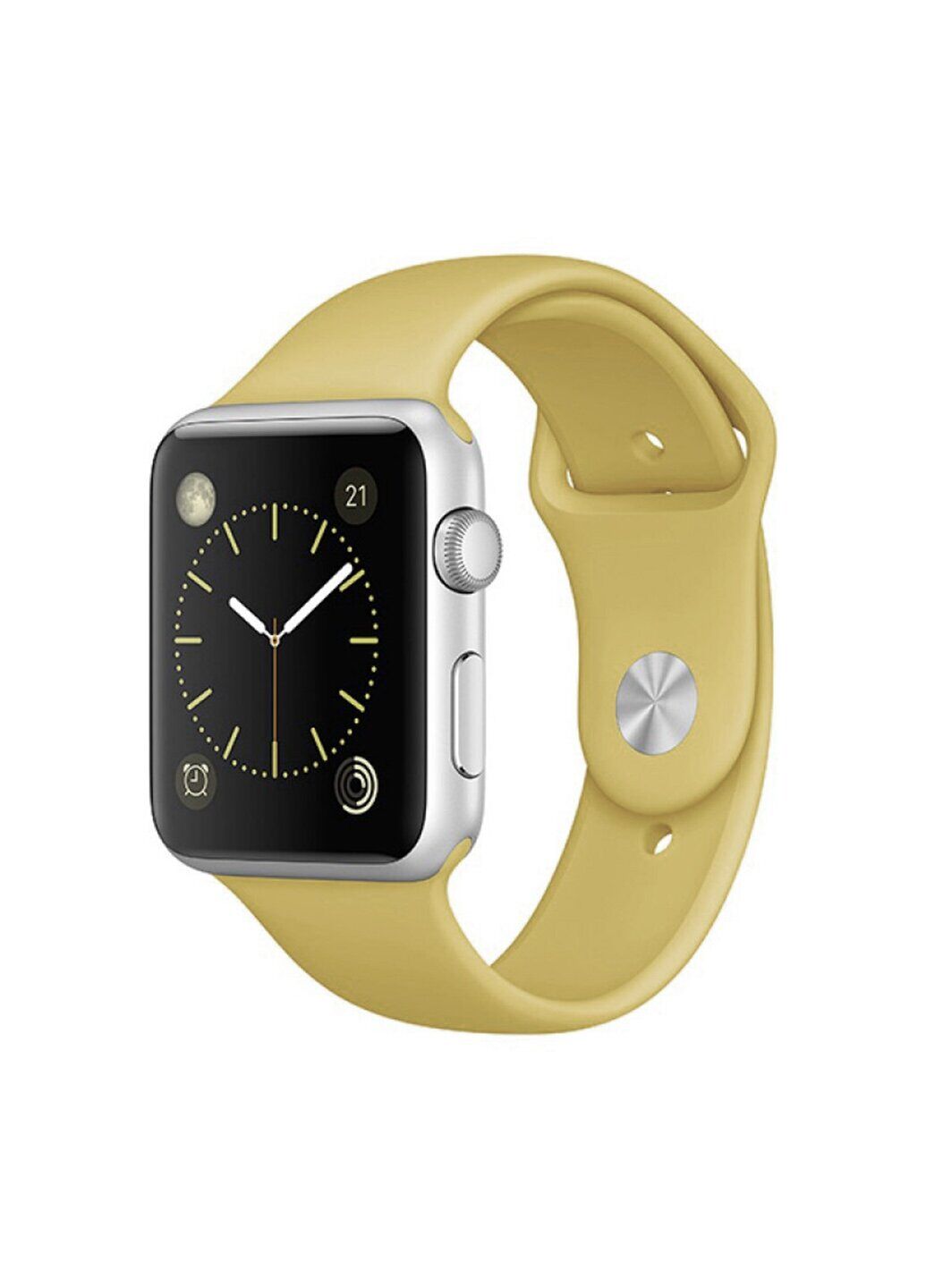 Ремінець Sport Band для Apple Watch 38/40mm силіконовий size(s) ARM Series 5 4 3 2 1 Golden