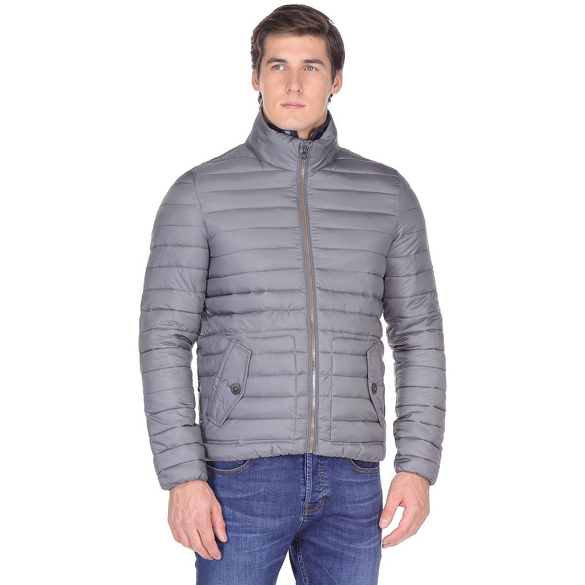 Куртка чоловіча Geox M7429C DARK ROCK 56 Сірий (M7429CDKRK)