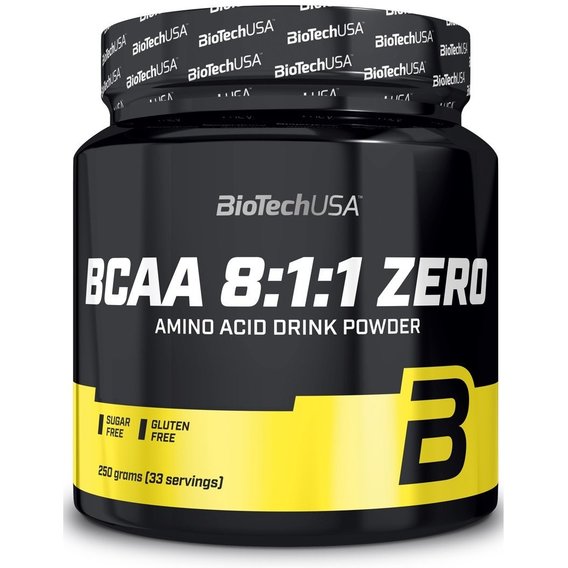 Аминокислота BCAA для спорта BioTechUSA BCAA 8:1:1 Zero 250 g /33 servings/ Ice Tea Peach