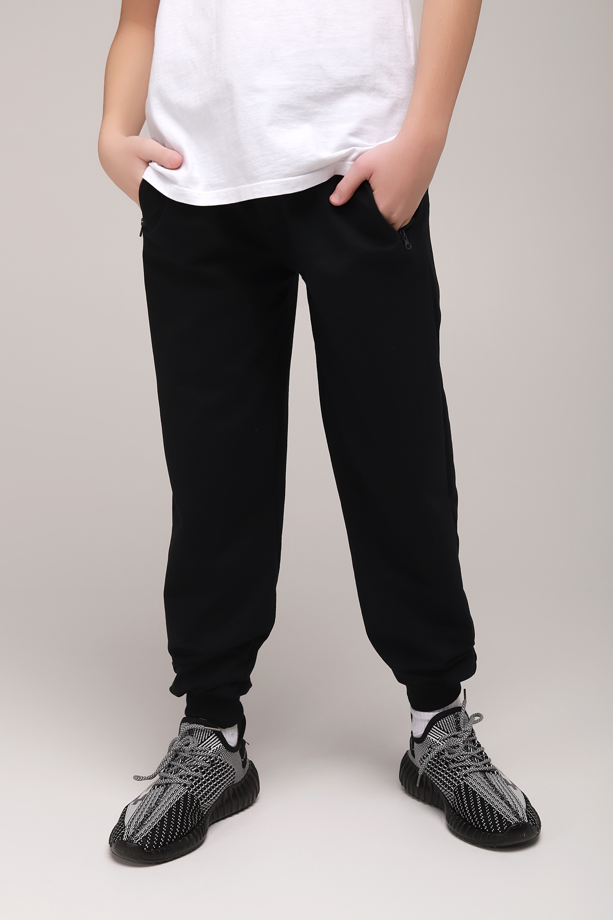 Спортивні штани для хлопчика з принтом Pitiki 29431 146 см Темно-синій (2000989474302)