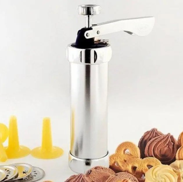 Кондитерский шприц RIAS Biscuits Cookie Press 20 насадок (3_03025)