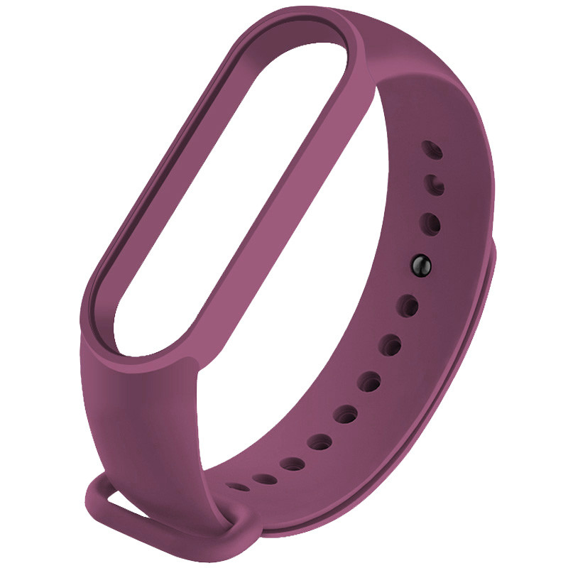 Силиконовый ремешок для Xiaomi Mi Band 5 / 6 (Фиолетовый / Grape) 909241