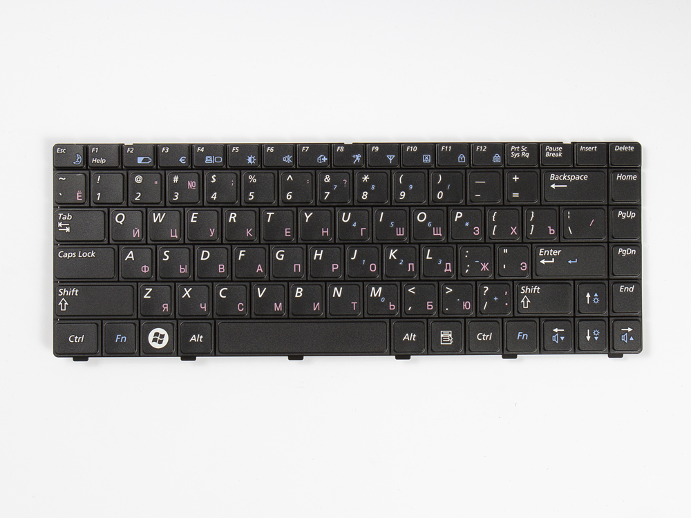 Клавиатура для ноутбука SAMSUNG R513, R515, R518, R520, R522, R550, Black, RU