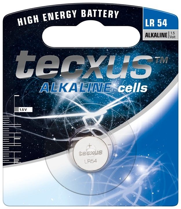 Батарейка Tecxus LR54 75mAh x1шт Alkaline(75.02.3735)