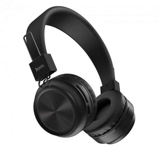 Наушники Bluetooth Hoco W25 Promise wireless headphones Black (W25)