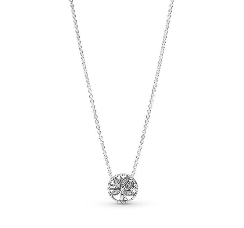 Срібне кольє No Brand Дерево життя 397780CZ 45 см (1341786797)