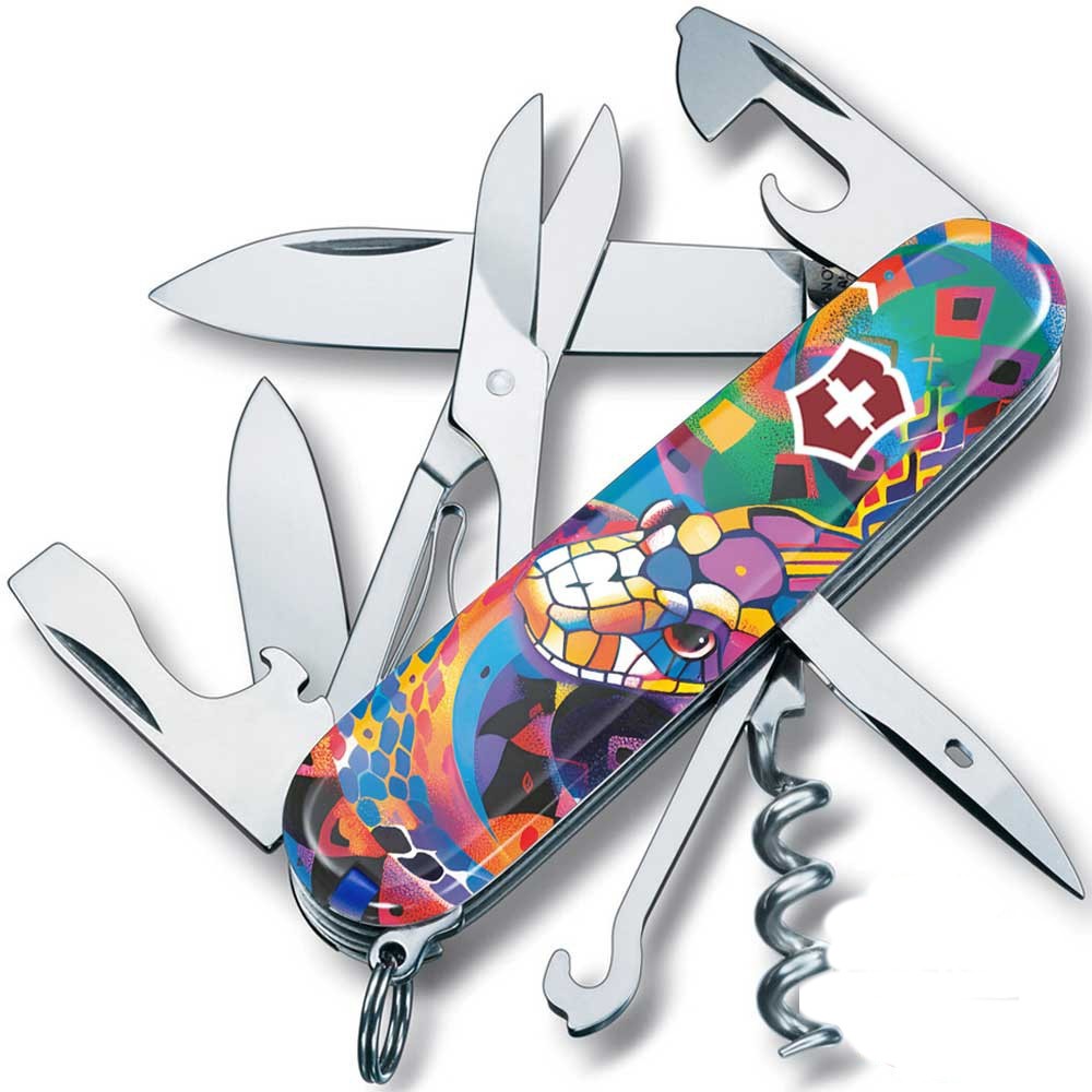 Складной нож Victorinox Climber Zodiac 9.1 см Разноцветный (1.3703_Z4260pk)