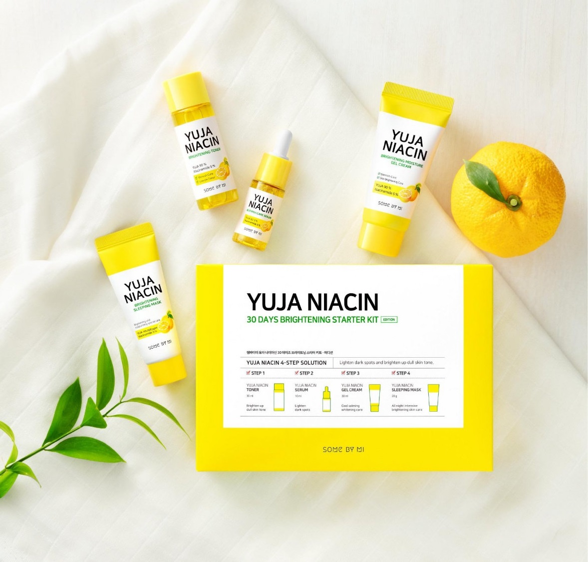 Набір міні-версій засобів для освітлення шкіри обличчя Some By Mi Yuja Niacin 30 Days