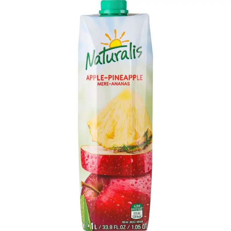 Нектар Naturalis Яблоко-ананас 1 л 4840022006194