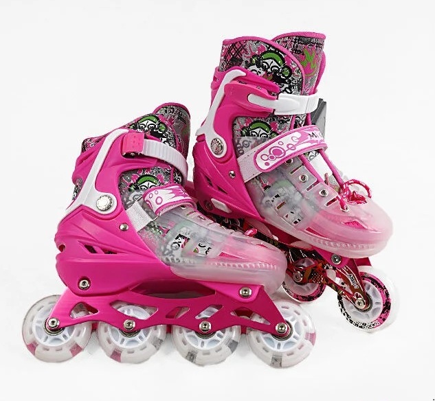 Комплект роликов с защитой Best Roller 45-36 М PU 34-38 Розовый (169993)